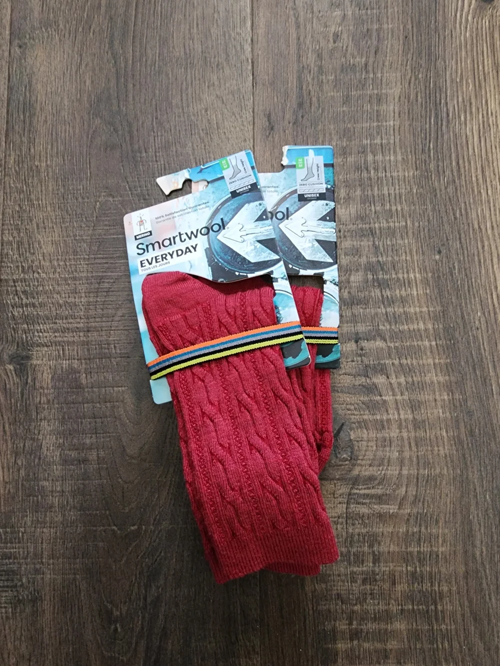 Smartwool Everyday Cable Crew Socks - Crimson Red
